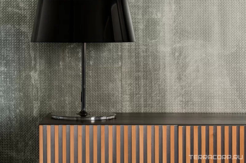 Керамогранит Laminam Rus I Metalli IMetalli Plumbeo 3,5 mm 100x300 Серый, фото 1
