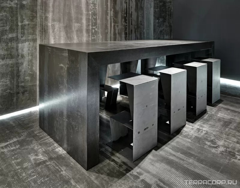 Керамогранит Laminam Rus I Metalli IMetalli Plutonio 3,5 mm 100x300 Серый, фото 1