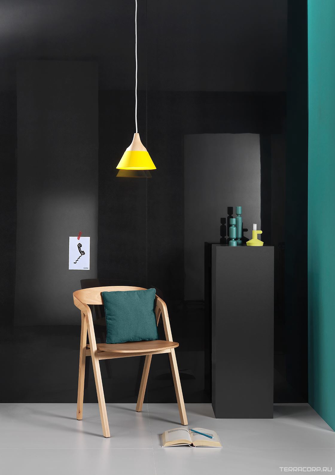 Керамогранит Lea Ceramiche Absolut Slimtech Total black 5plus sat 100x300 Черный, фото 1