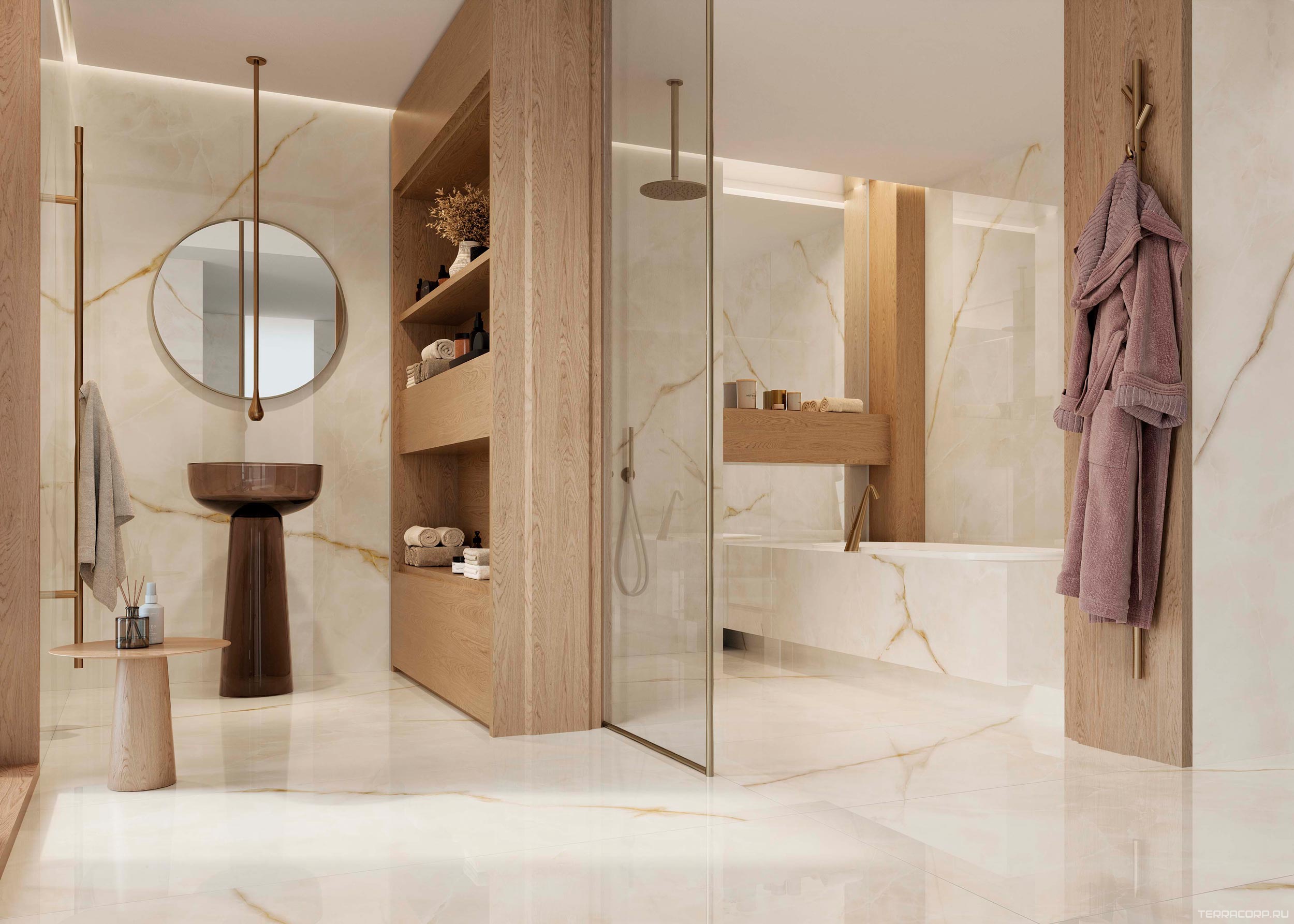 Керамогранит AtlasConcorde Россия SYMPHONYX Symphonyx Gold 120x278 Lapp/Симфоникс Голд 120X278 Лап Комбинированный, фото 4