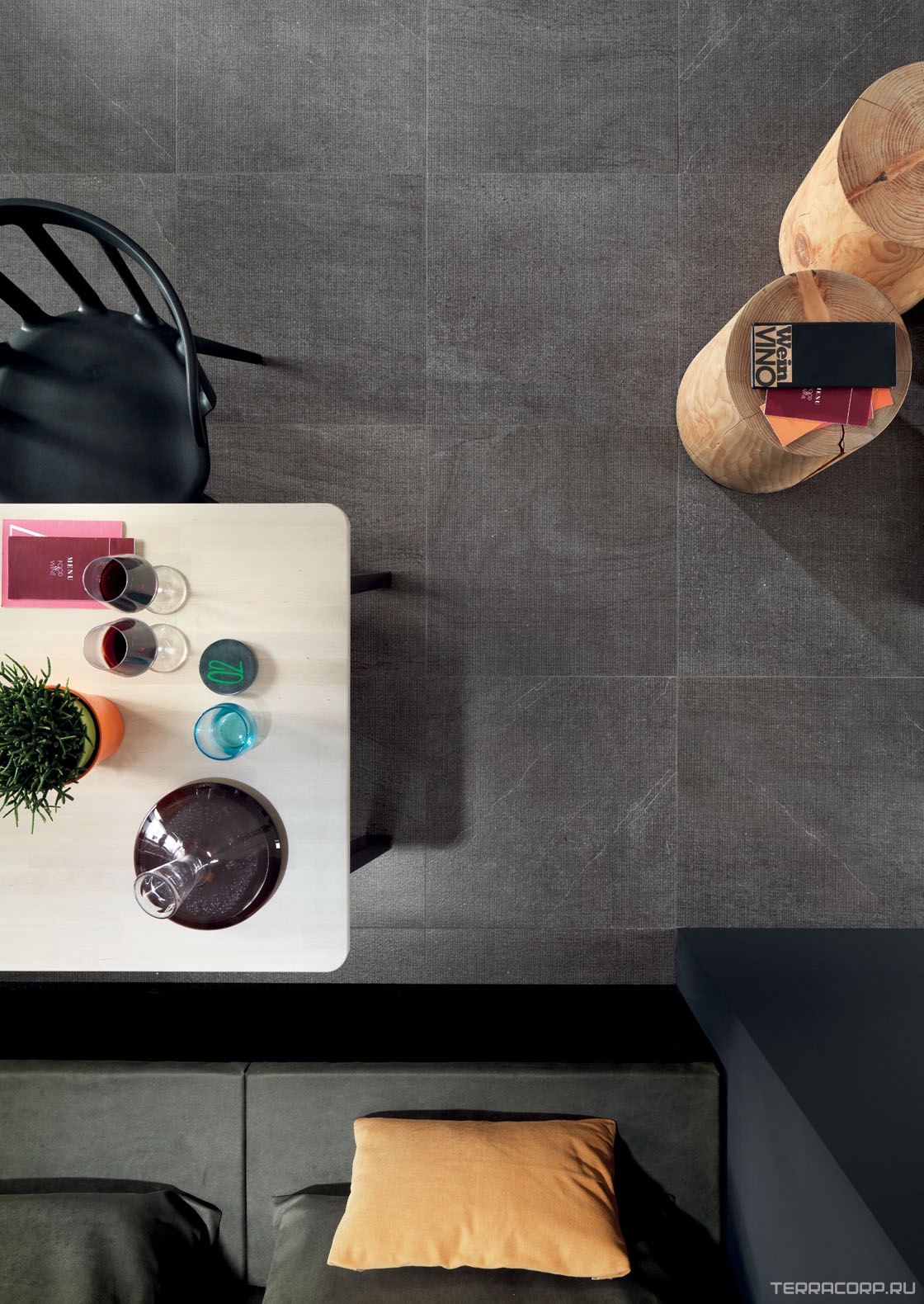 Керамогранит Lea Ceramiche Nextone Next Dark ZZ120x260 Черный, фото 3