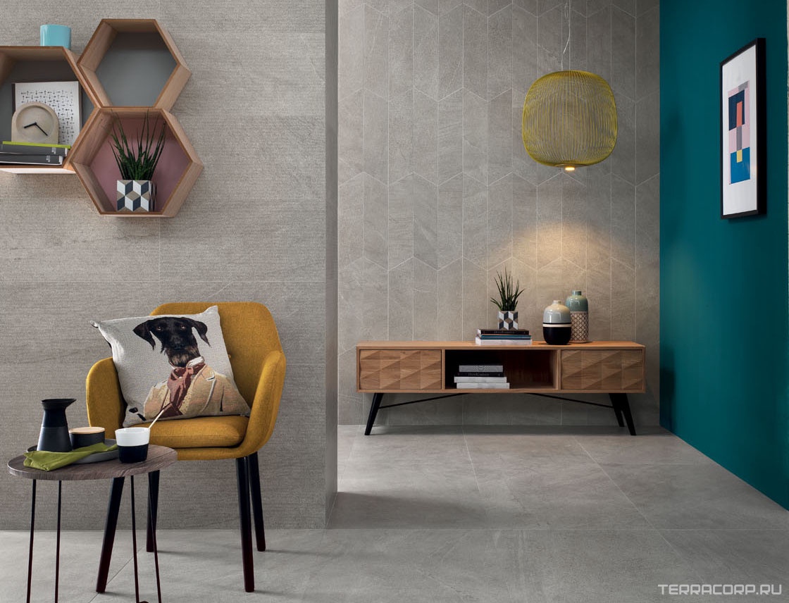 Керамогранит Lea Ceramiche Nextone Next Gray ZZ120x260 Серый, фото 1