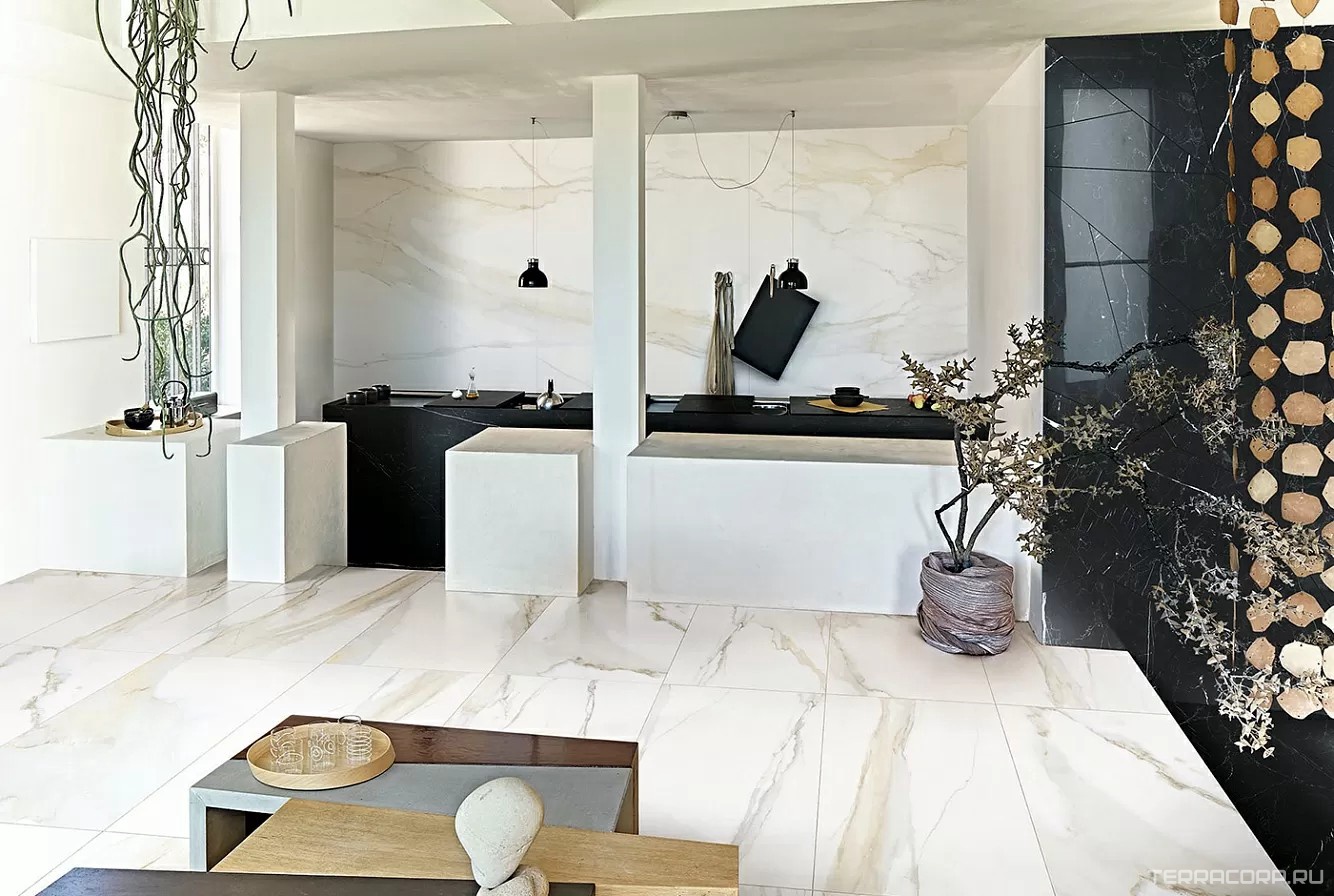 Керамогранит Florim I Classici di Rex Сalacatta Gold Matte 80х80 Белый, фото 1