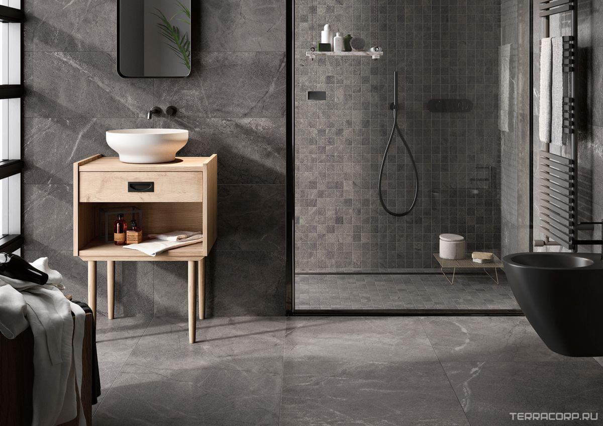 Керамогранит Imola Blue Savoy BLSV 46W RM 40x60 Белый, фото 4