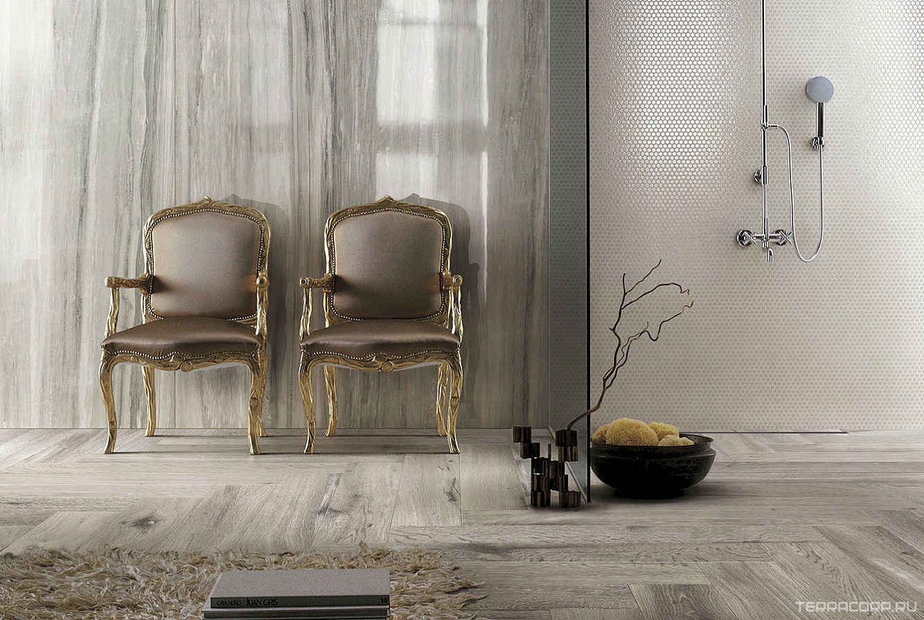 Керамогранит Florim Prexious of Rex Pearl Attraction Glossy 60x120 Серый, фото 1