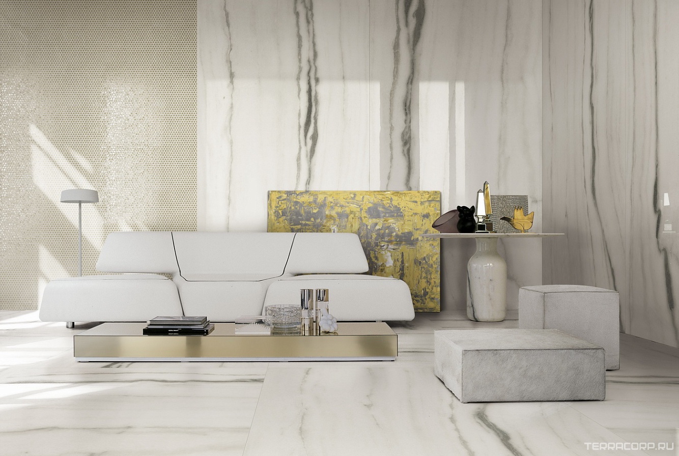 Керамогранит Florim Prexious of Rex White Fantasy Glossy 60x120 Белый, фото 1