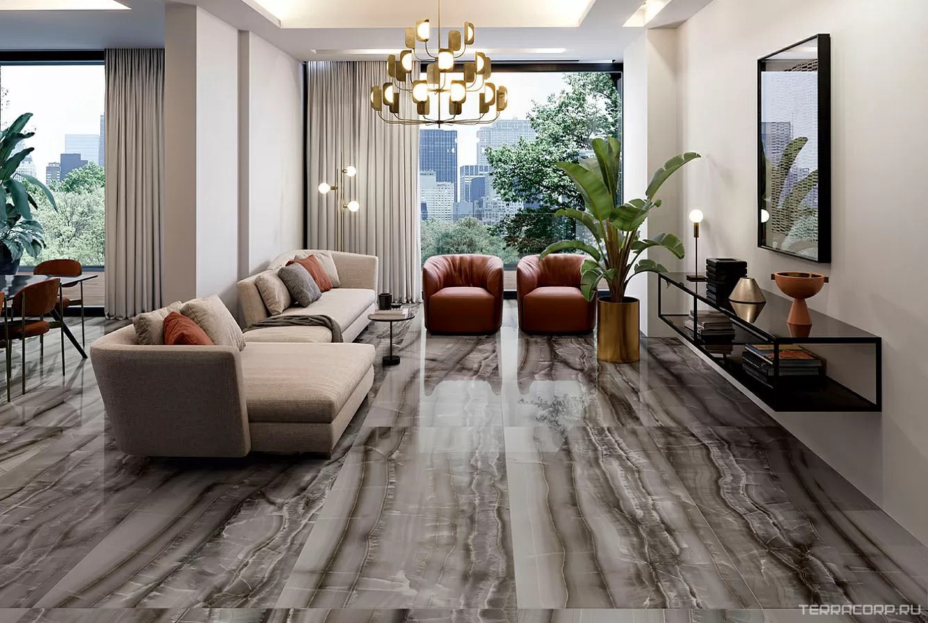 Керамогранит Sant Agostino Akoya Ocean 60120 60x120 Коричневый, фото 1