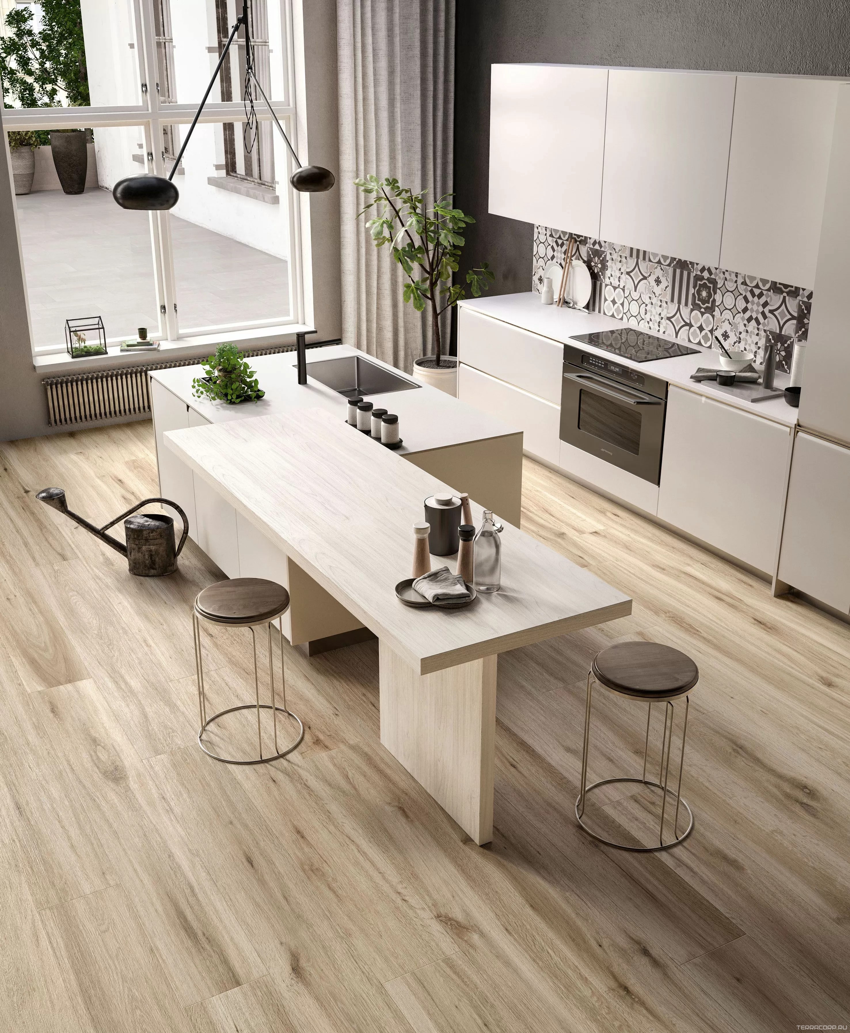 Керамогранит Sant Agostino Barkwood Honey 30180 ( п.п.) 30x180 Серый, фото 1