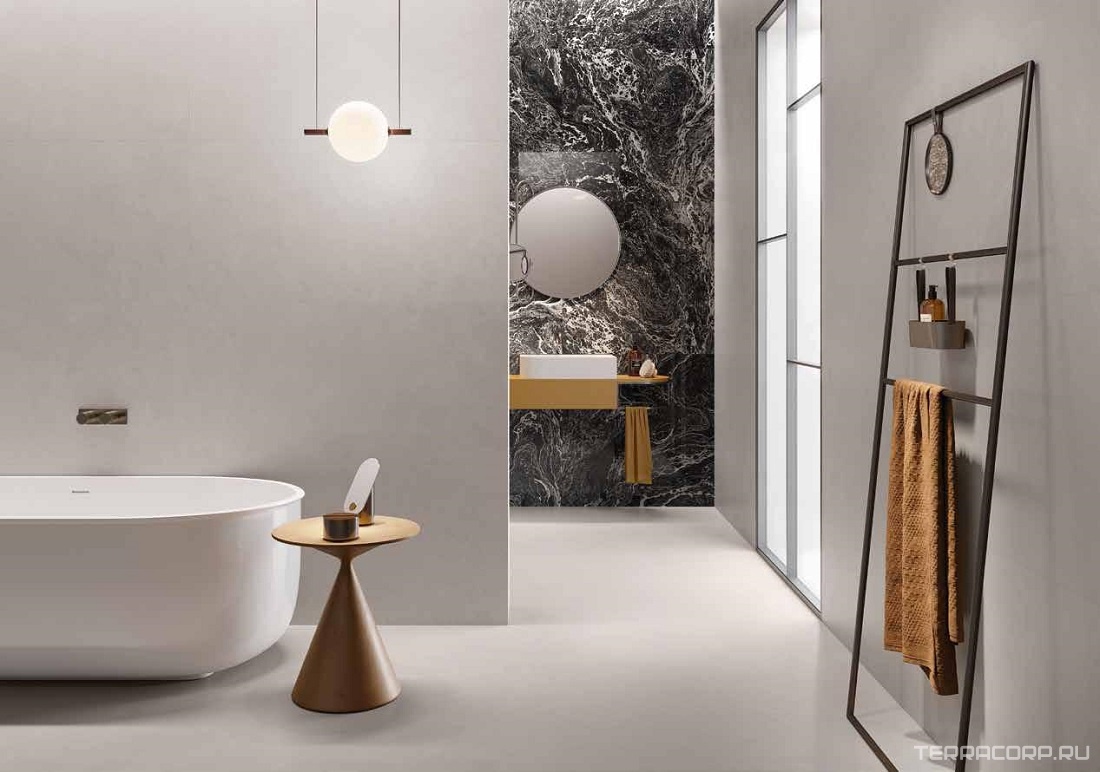 Керамогранит Sant Agostino Insideart Pearl 9090 Nat (п.п.) 90x90 Серый, фото 1