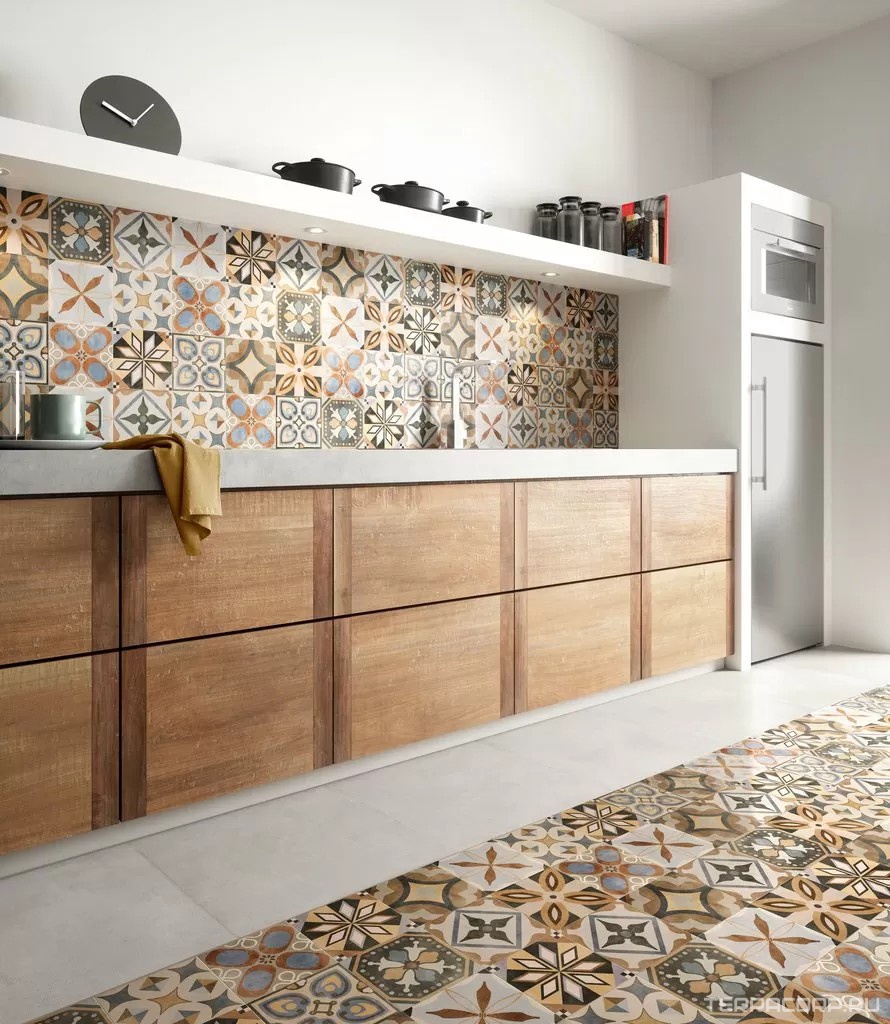 Керамогранит Sant Agostino Patchwork Colors 01 20x20 Комбинированный, фото 1