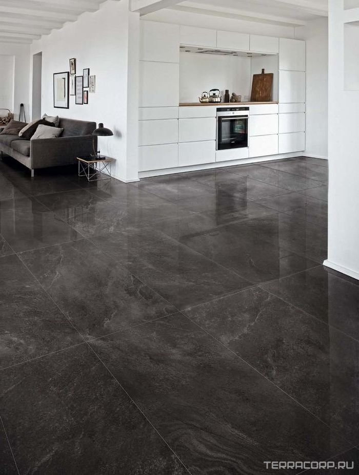 Керамогранит Sant Agostino Shadestone Dark 60120 Nat 60x120 Черный, фото 1