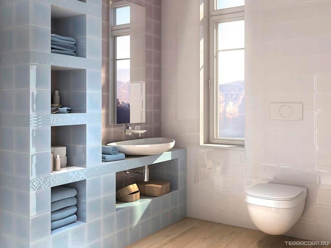 Керамическая плитка Kerama Marazzi Авеллино голубой структура mix ZZ7.4х15 Голубой, фото 4