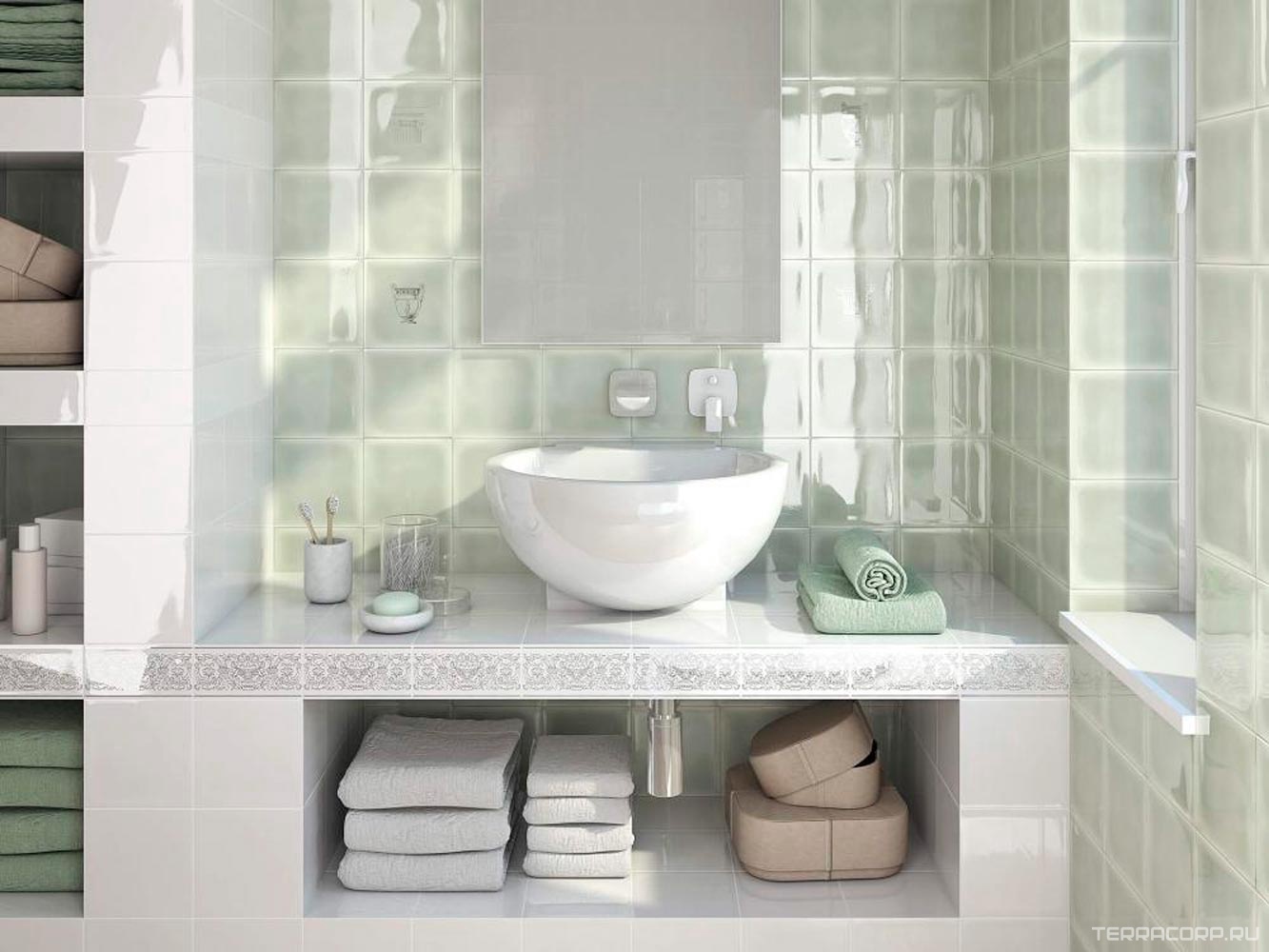 Керамическая плитка Kerama Marazzi Авеллино фисташковый 15х15 Зеленый, фото 4
