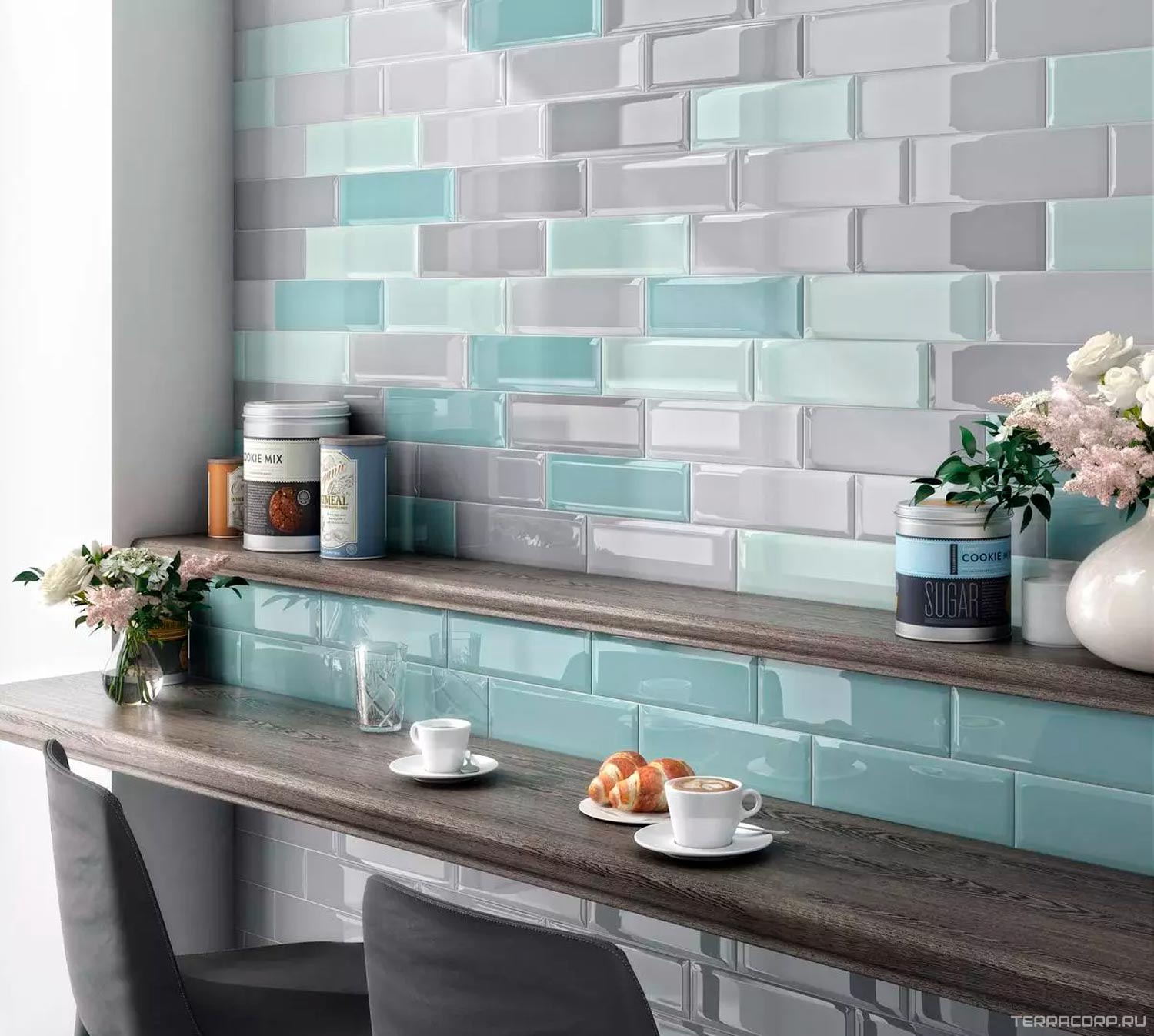 Керамическая плитка Kerama Marazzi Аккорд зеленый грань8.5x28.5 Зеленый, фото 5