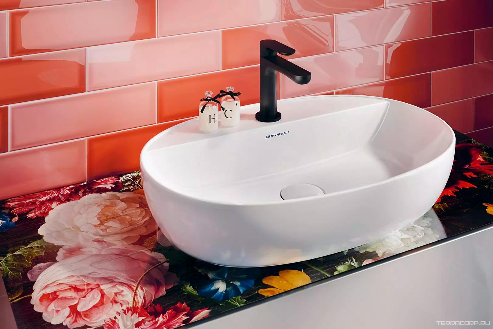 Керамическая плитка Kerama Marazzi Аккорд коралловый грань пл. стена ZZ8.5x28.5 Красный, фото 4