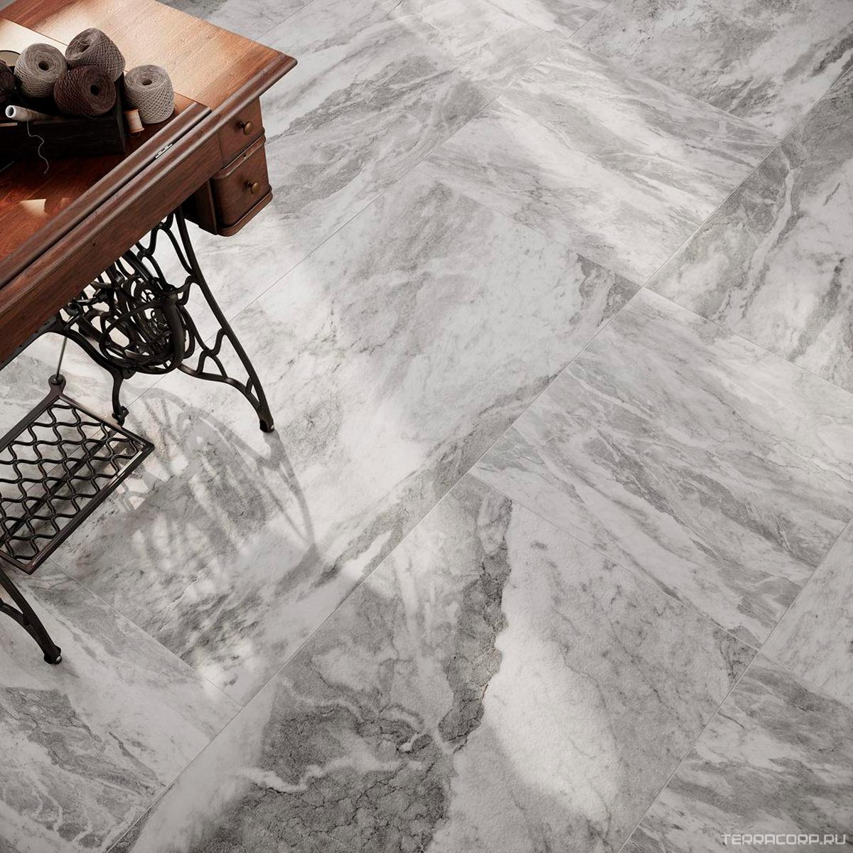 Керамогранит Kerama Marazzi Альбино серый обрезной XX60x60 Серый, фото 3