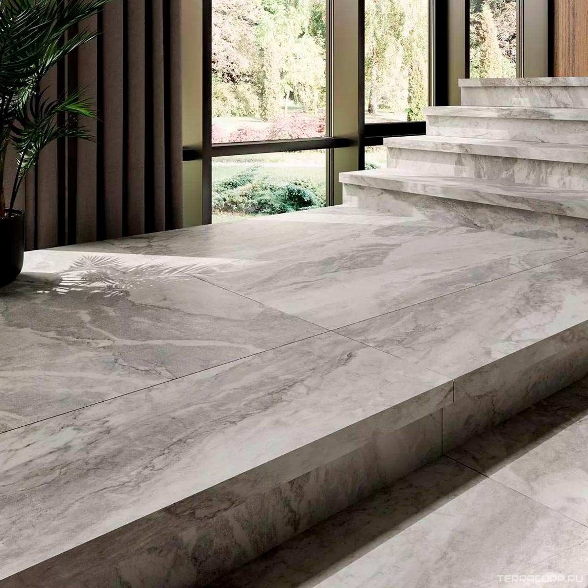 Керамогранит Kerama Marazzi Альбино серый обрезной XX60x60 Серый, фото 2