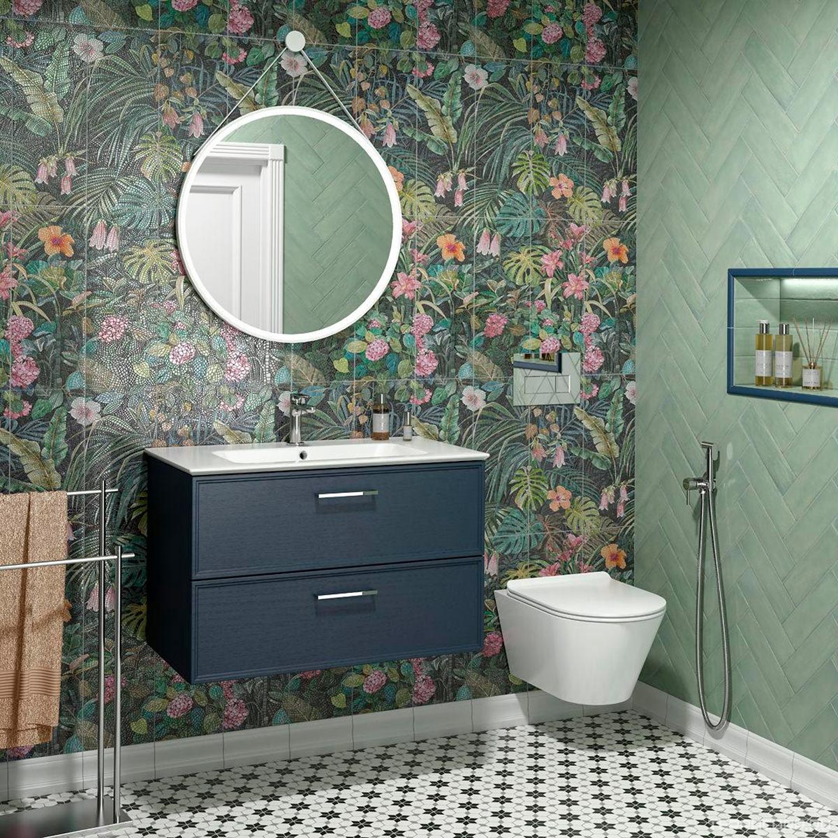 Керамическая плитка Kerama Marazzi Альвао Панно глянцевый 60х100 Комбинированный, фото 4