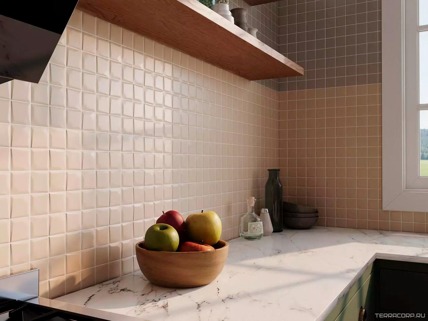 Мозаика Kerama Marazzi Анвер беж 30.1х30.1 Бежевый, фото 2