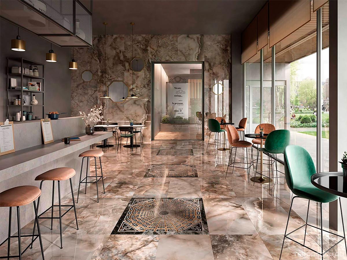 Керамогранит Kerama Marazzi Арката Декор серый тёмный лаппатированный (заказ от 500 м2)ZZ119.5x119.5 Серый, фото 1