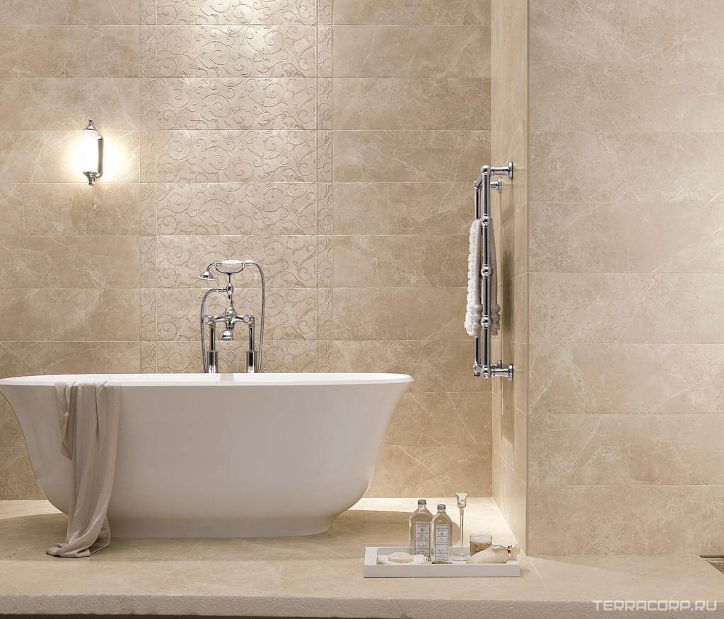 Керамическая плитка FAP Ceramiche Roma Travertino 25x75 Бежевый, фото 2