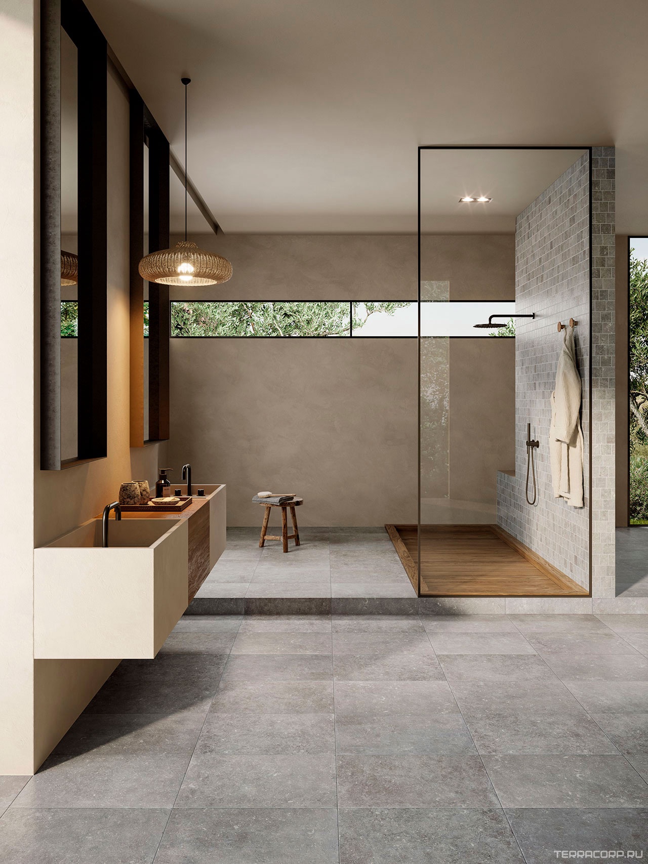 Керамогранит CIR Di Pietra Ardenne Grigio 40x40 Серый, фото 1