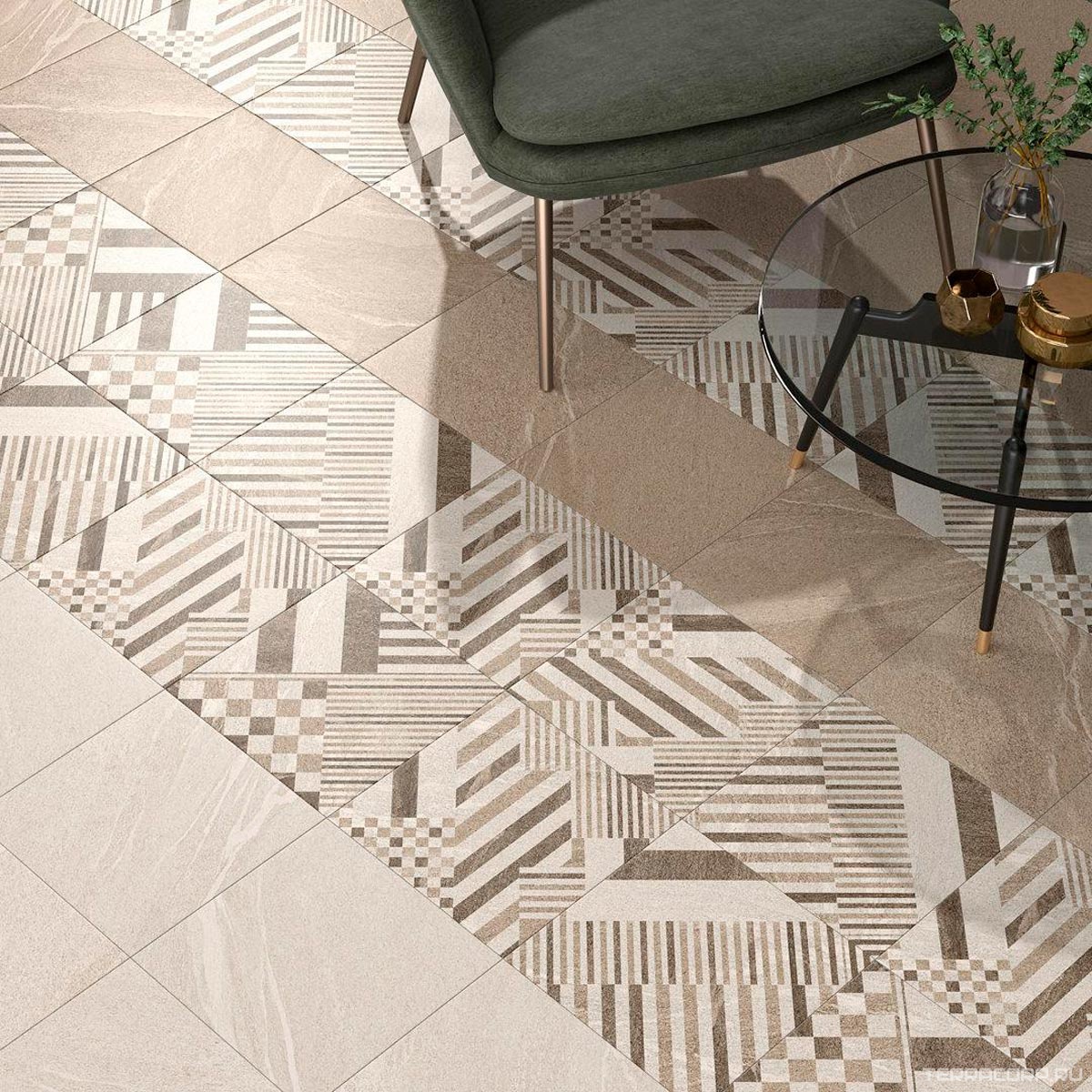 Керамогранит Kerama Marazzi Бореале беж светлый 30x30 Бежевый, фото 5