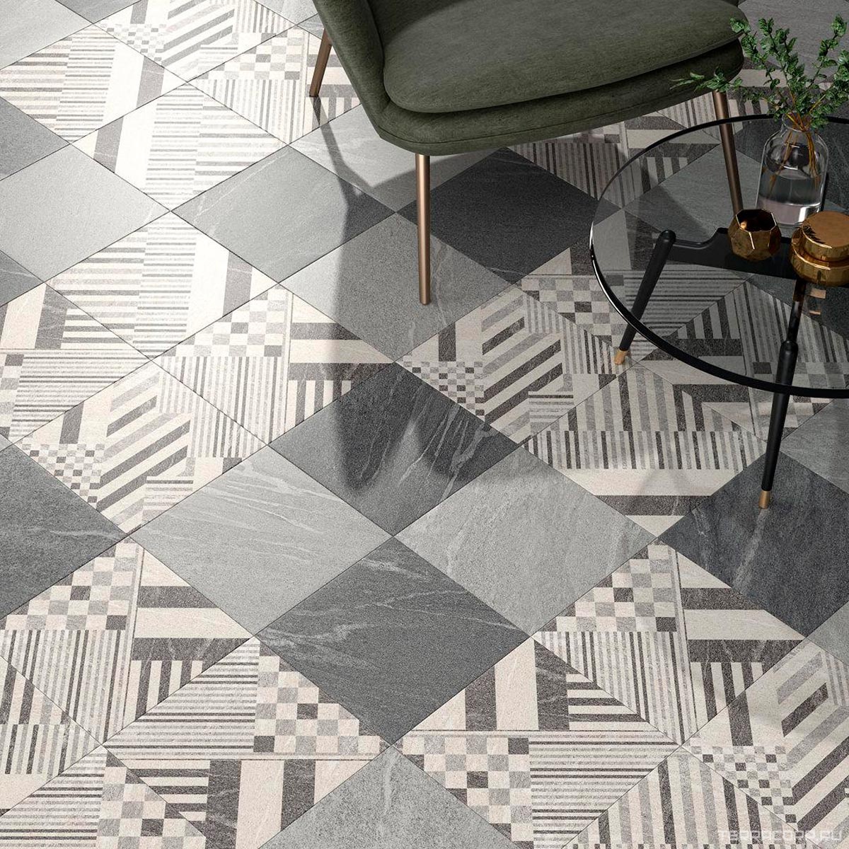 Керамогранит Kerama Marazzi Бореале серый 30x30 Серый, фото 4