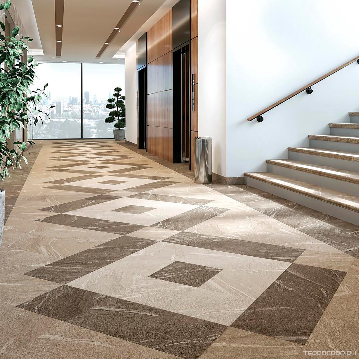 Керамогранит Kerama Marazzi Бореале бежевый 30x30 Бежевый, фото 6