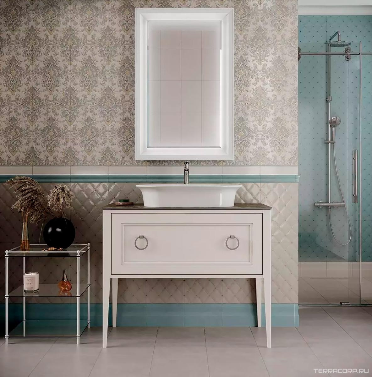 Керамическая плитка Kerama Marazzi Браганса Декор бежевый матовый XX25х40 Бежевый, фото 3
