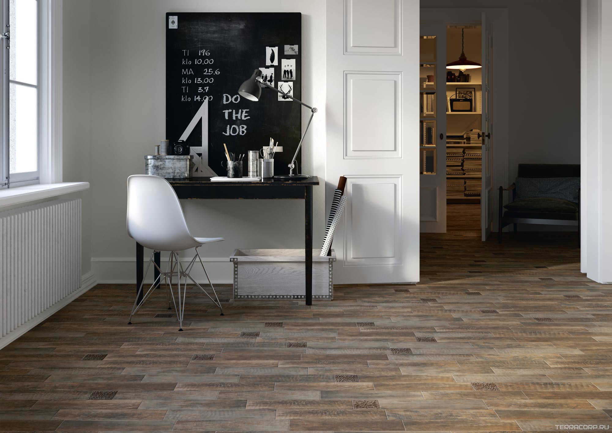Керамогранит Kerama Marazzi Браш Вуд коричневый 9.9x40.2 Коричневый, фото 5