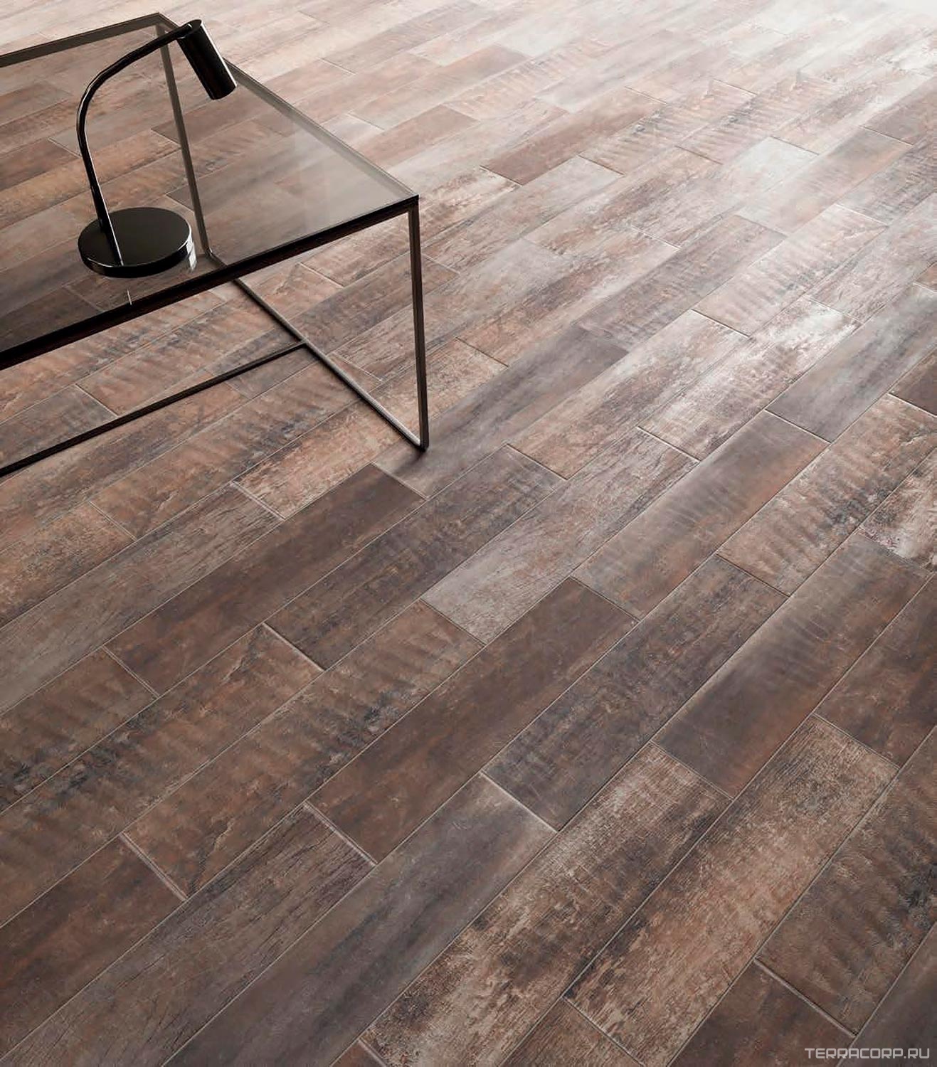 Керамогранит Kerama Marazzi Браш Вуд коричневый темный 9.9x40.2 Коричневый, фото 4