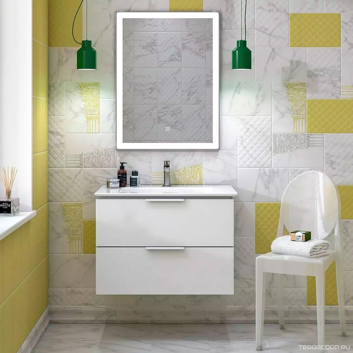 Керамическая плитка Kerama Marazzi Брера белый структураXX 20x30 Белый, фото 3