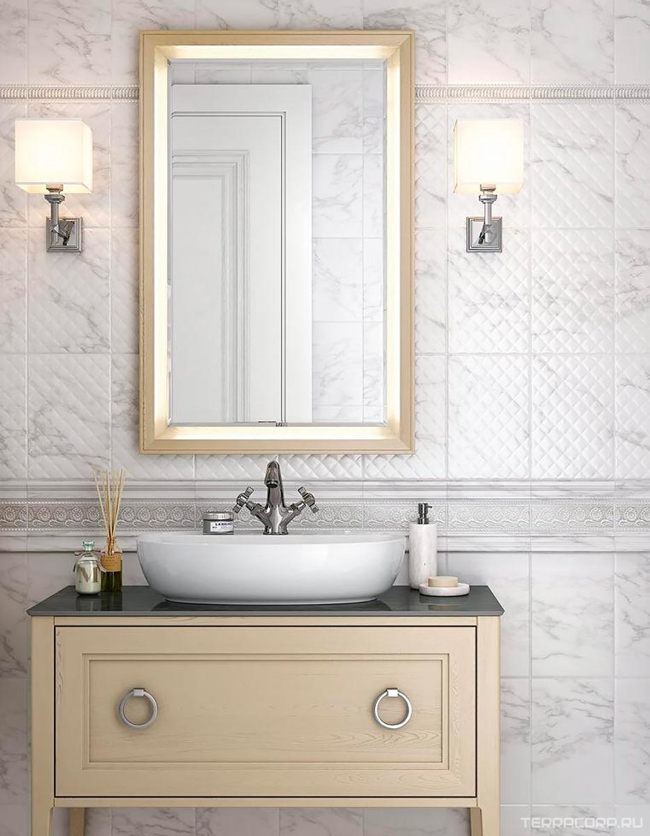 Керамическая плитка Kerama Marazzi Брера белый структураXX 20x30 Белый, фото 1