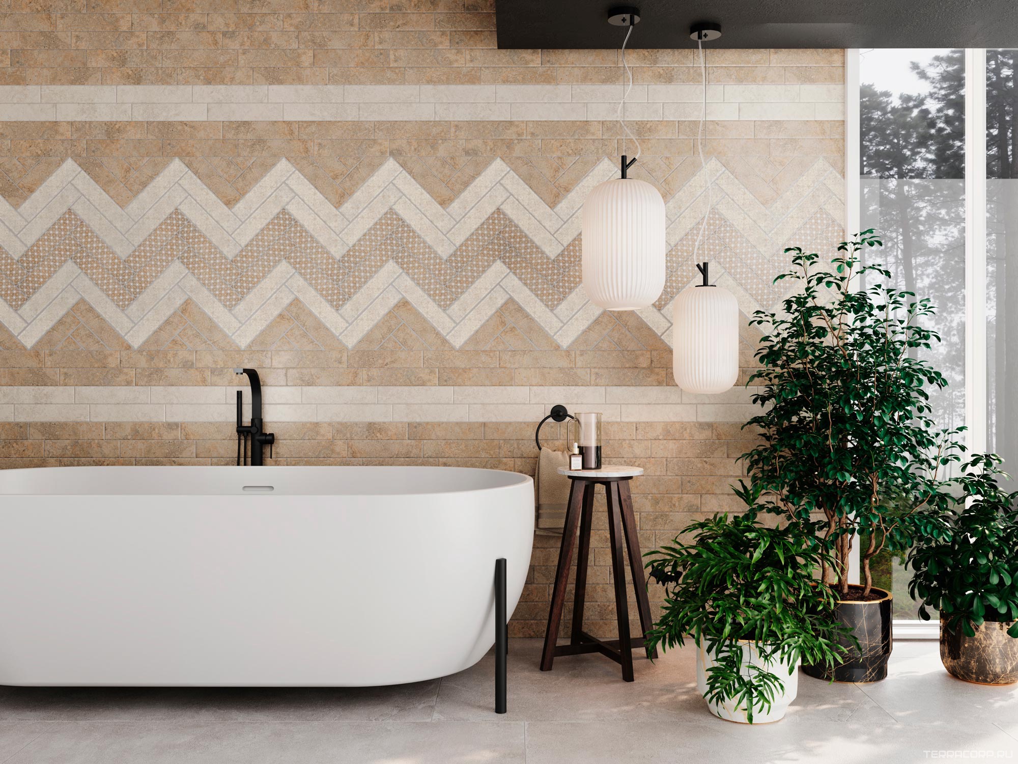 Керамическая плитка Kerama Marazzi Брюссель бежевый матовый6x28.5 Бежевый, фото 4