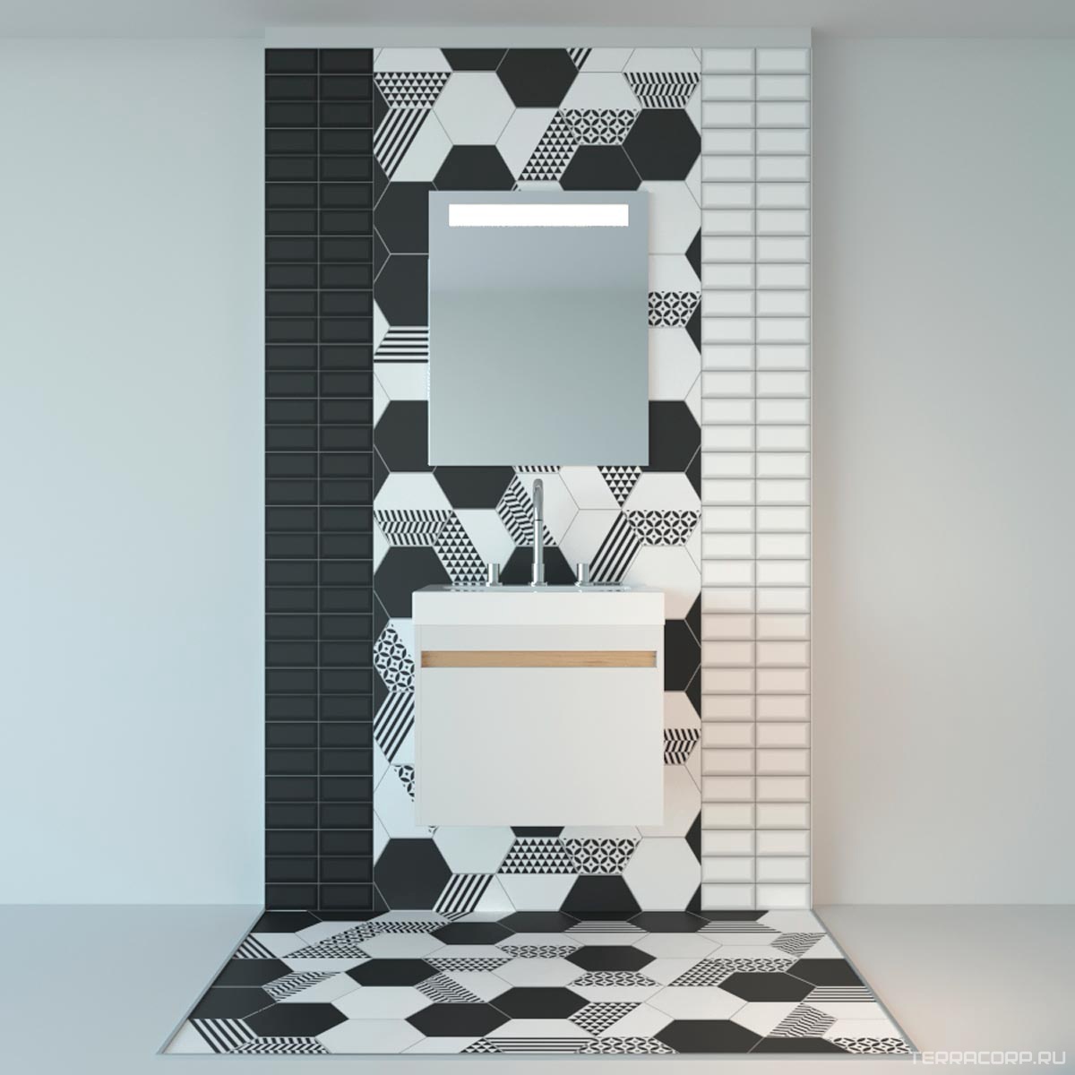 Керамическая плитка Kerama Marazzi Буранелли белый XX 20x23.1 Белый, фото 2