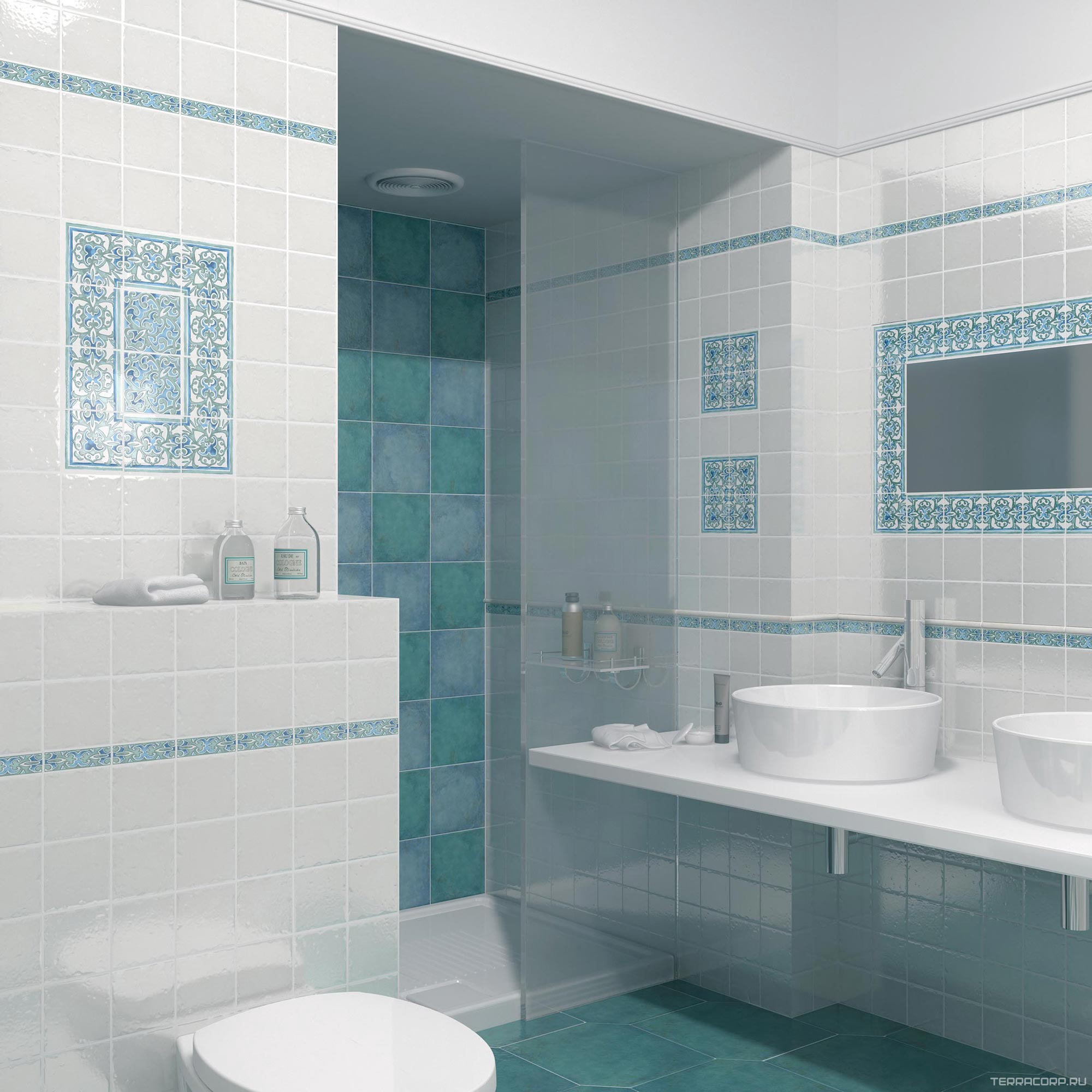 Керамическая плитка Kerama Marazzi Византия Декор 2256 l9.9х9.9 Комбинированный, фото 2