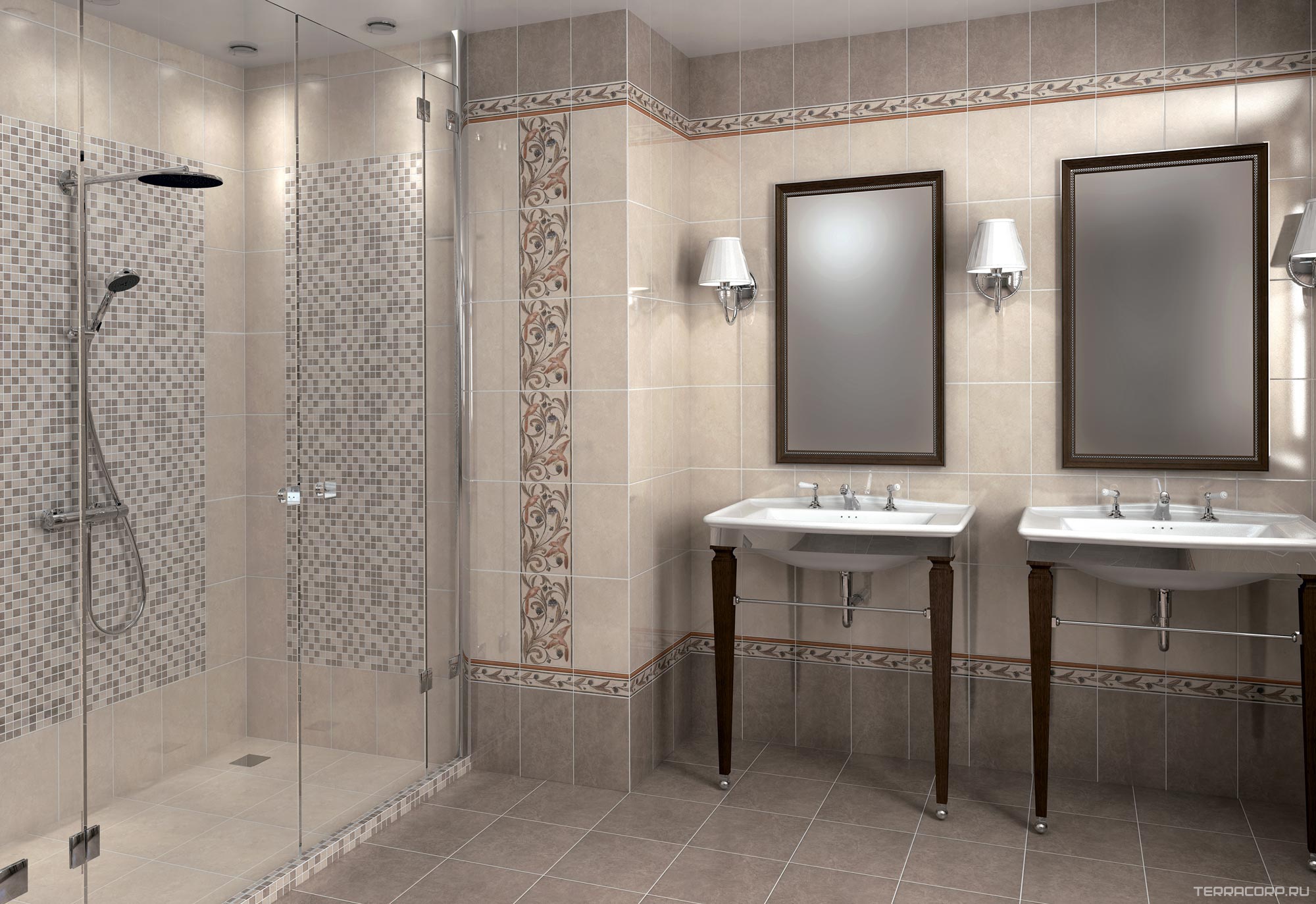 Керамическая плитка Kerama Marazzi Вилла Флоридиана беж20х30 Бежевый, фото 2