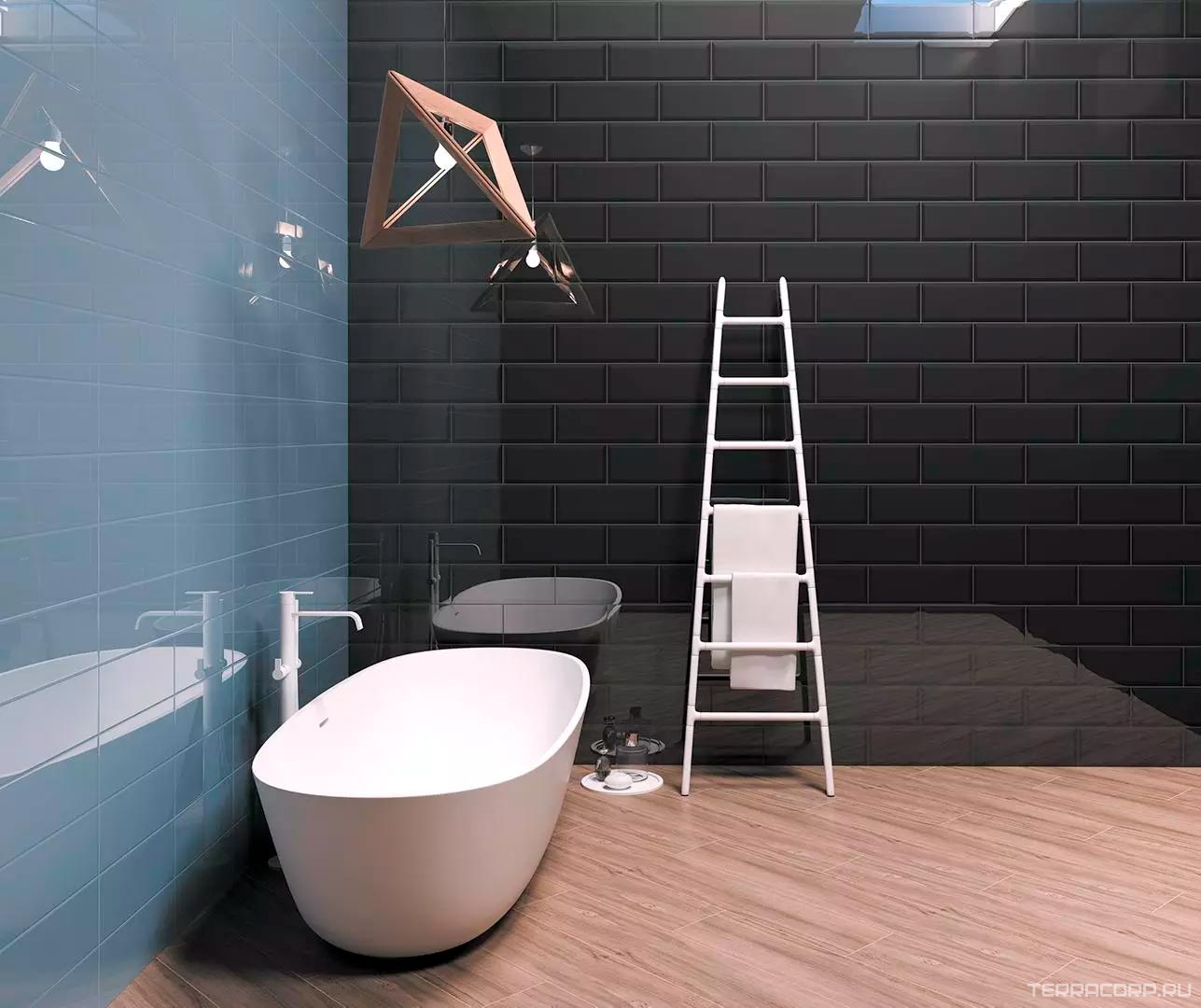 Керамическая плитка Kerama Marazzi Вилланелла серый темный 15х40 Серый, фото 4