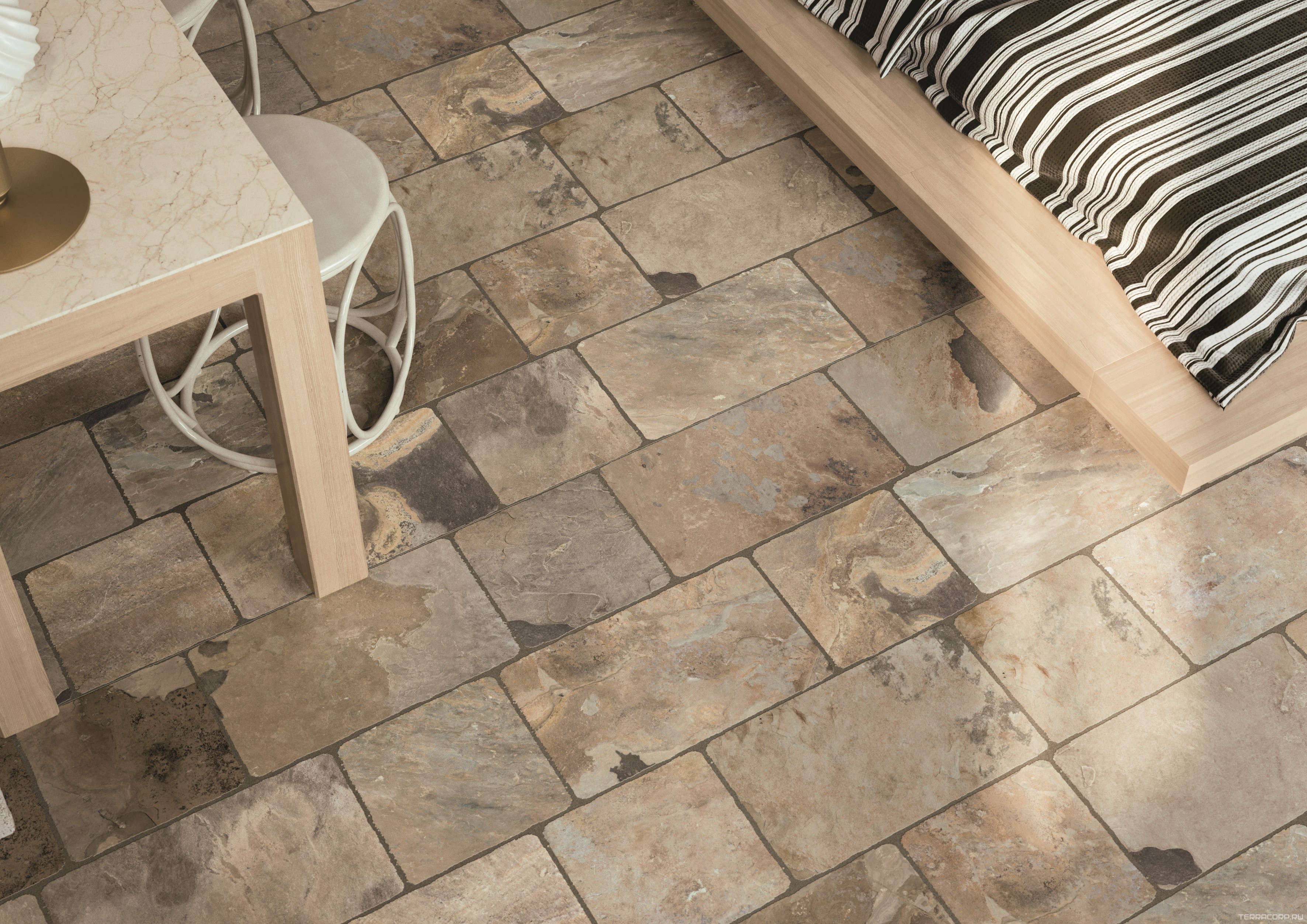 Керамогранит Ermes Aurelia Flagstone Autumn 50x50 Комбинированный, фото 1