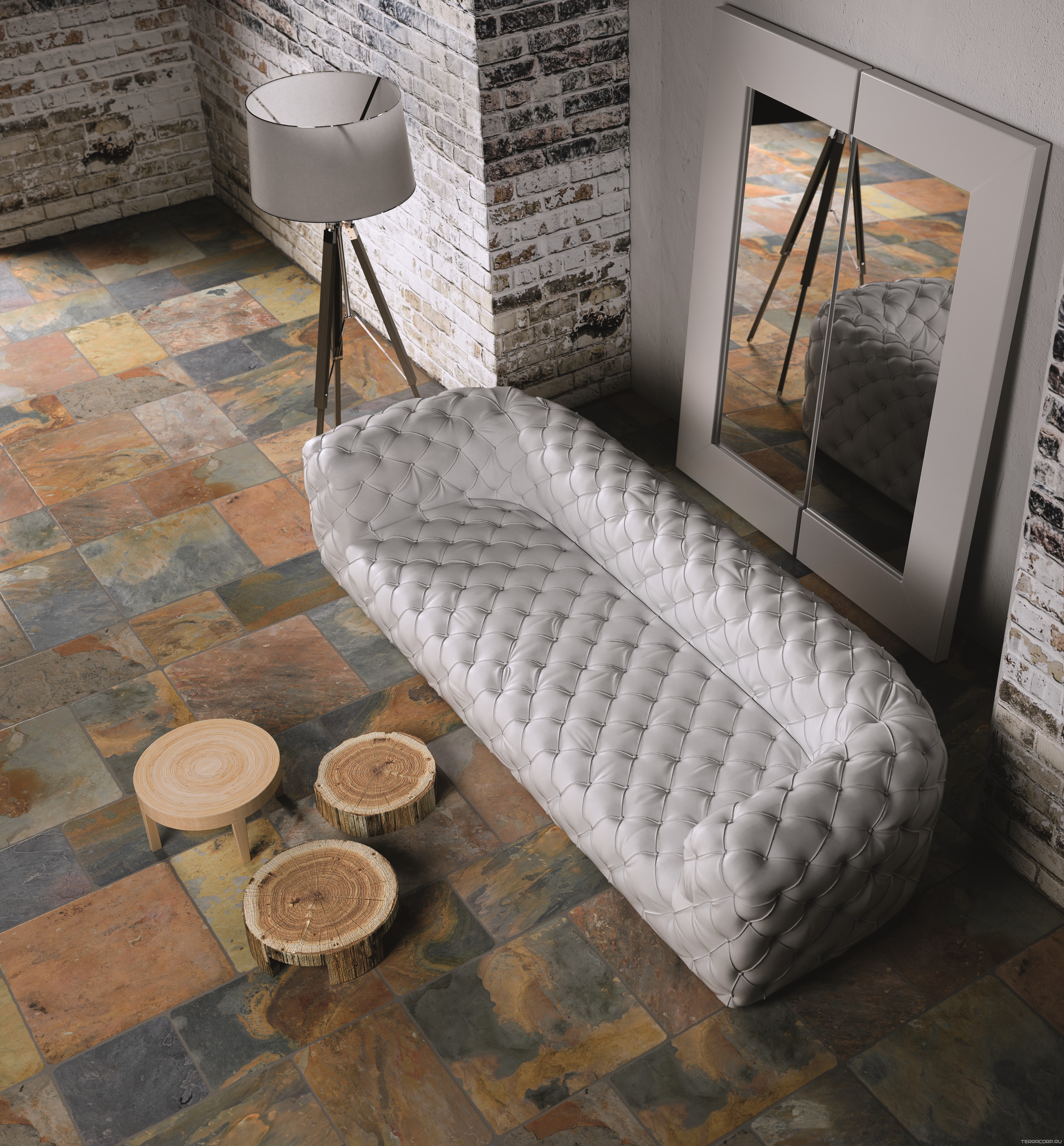 Керамогранит Ermes Aurelia Flagstone Multicolor 30x50 Комбинированный, фото 1