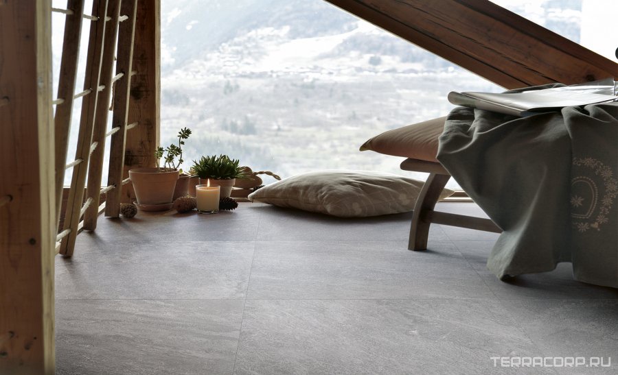 Керамогранит Pastorelli Recode RE GREY 20 mm nat ZZ60x60 Серый, фото 1