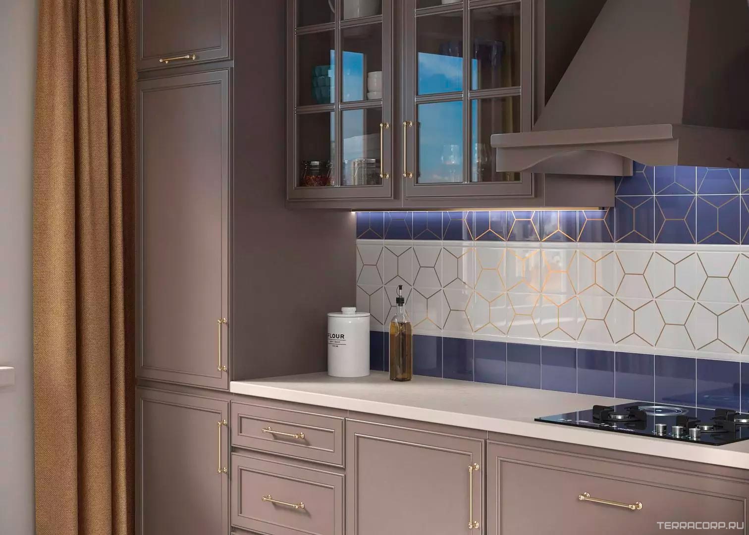 Керамическая плитка Kerama Marazzi Витраж Декор белый 15x15 Белый, фото 5