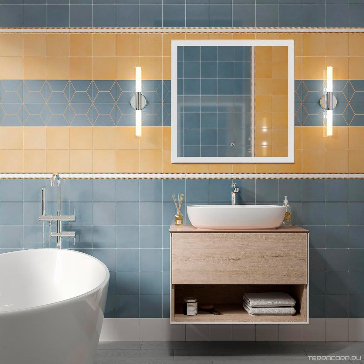 Керамическая плитка Kerama Marazzi Витраж белый 15x15 Белый, фото 6