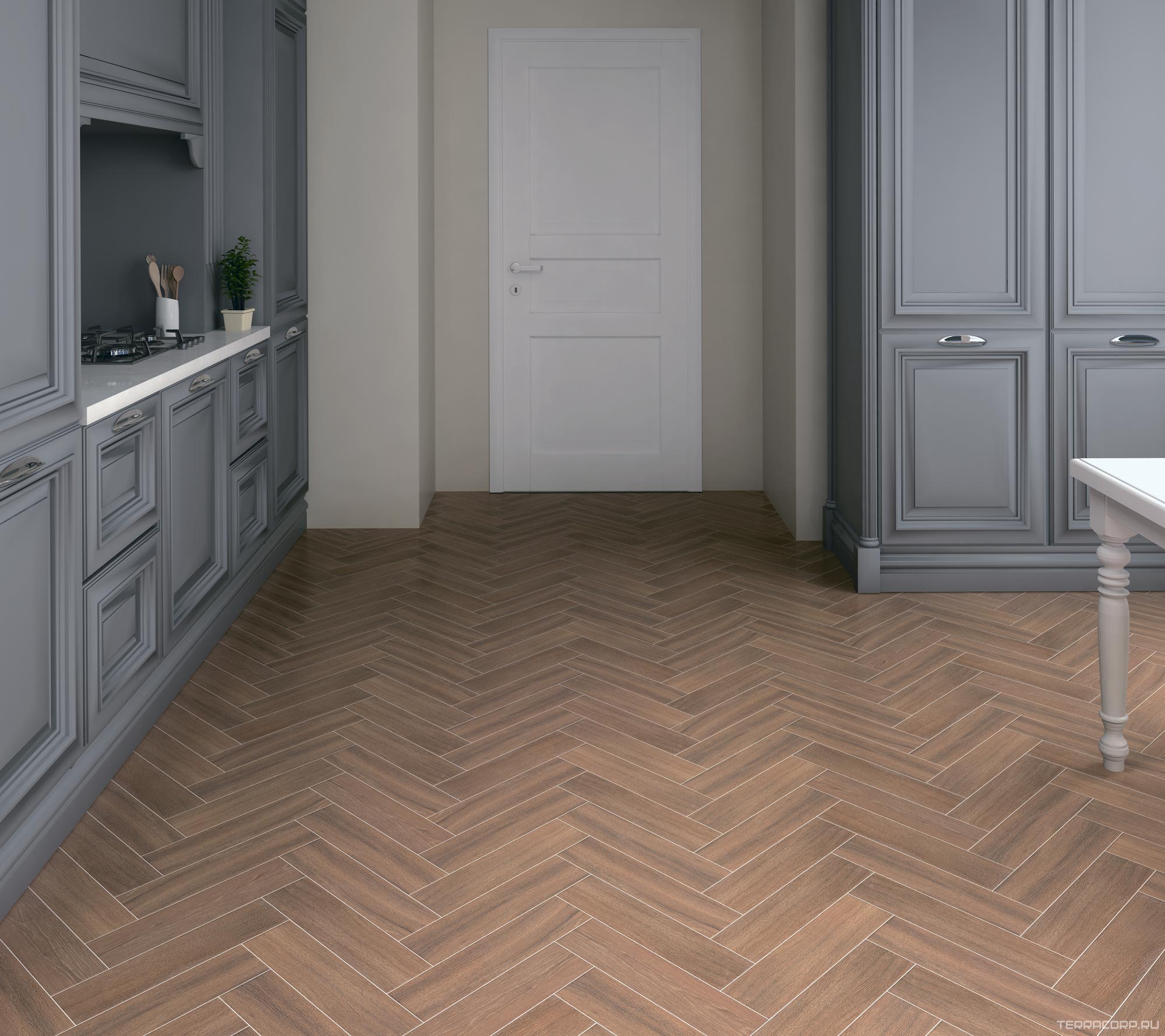 Керамогранит Kerama Marazzi Вяз коричневый темный l9.9х40.2 Коричневый, фото 4