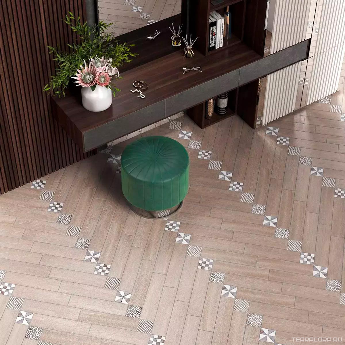 Керамогранит Kerama Marazzi Вяз беж l9.9х40.2 Бежевый, фото 6