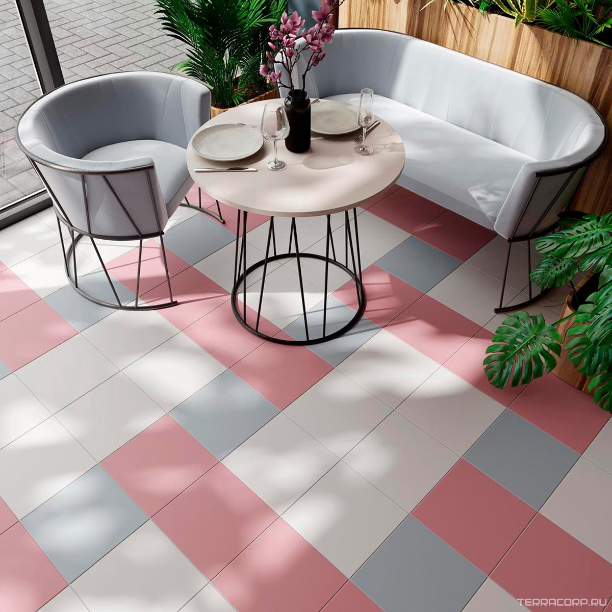 Керамогранит Kerama Marazzi Гармония белый 30,2x30,2 Белый, фото 7