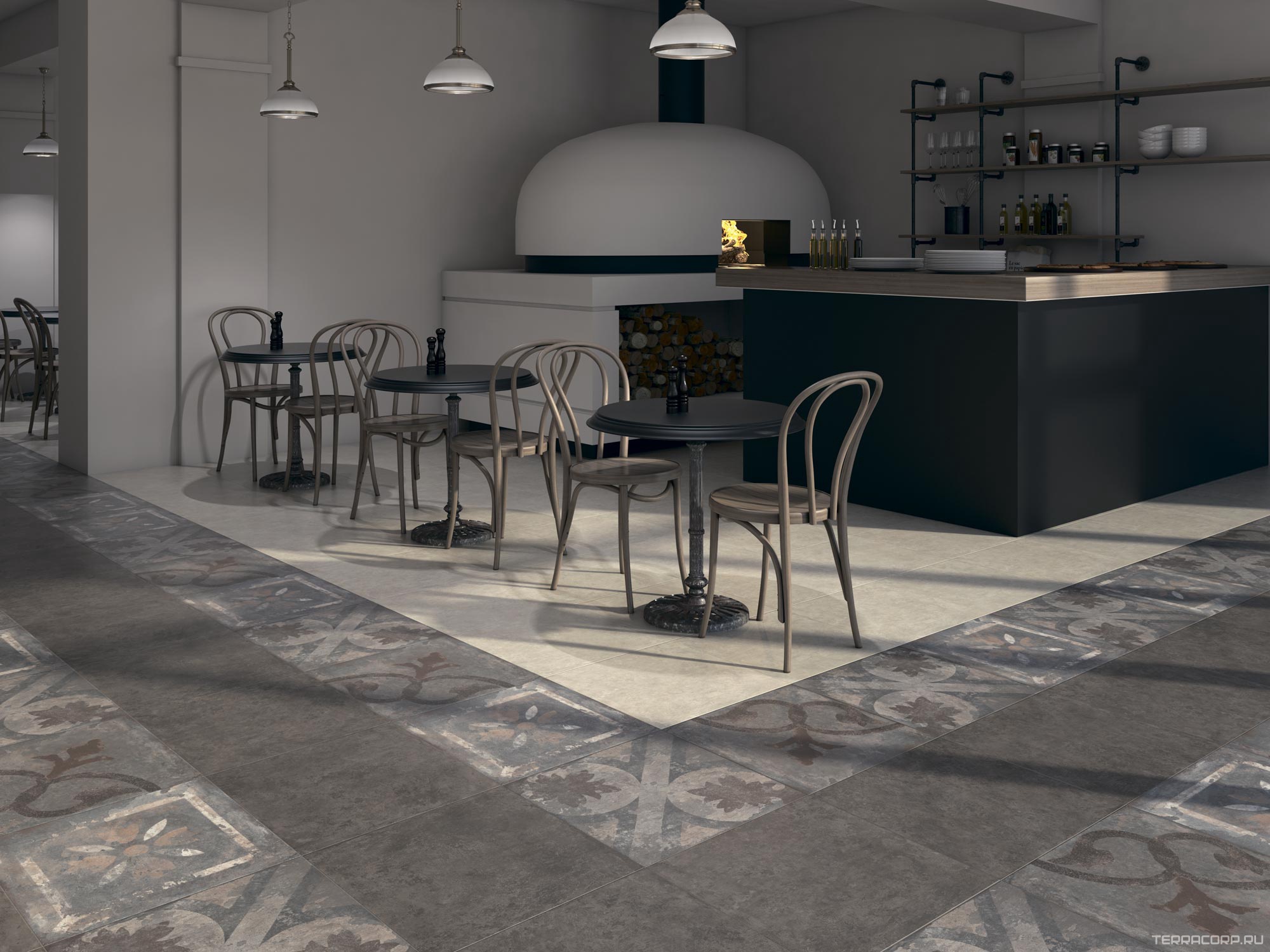 Керамогранит Kerama Marazzi Геркуланум коричневый 50.2х50.2 Коричневый, фото 4