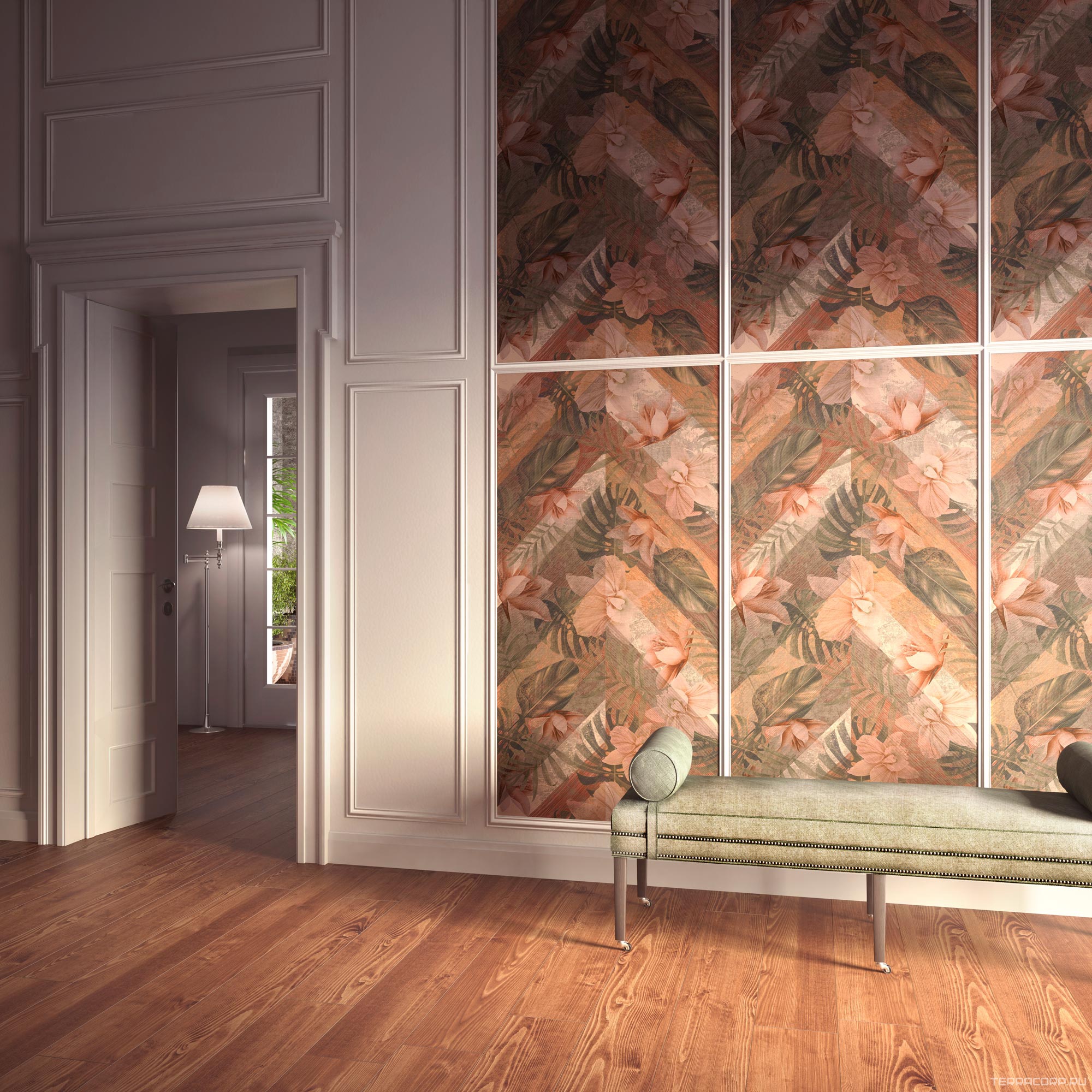 Керамогранит Kerama Marazzi Гранд Вуд беж обрезной 20x160 Коричневый, фото 3