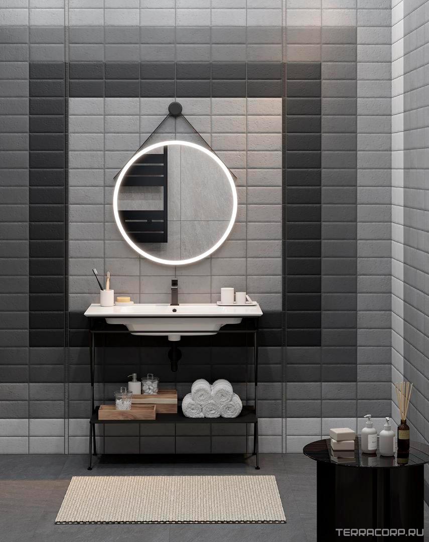 Керамическая плитка Kerama Marazzi Граффити серый 20x9,9 Серый, фото 5